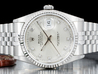 Rolex Datejust 36 Argento Jubilee 16234 Silver Lining Diamanti 